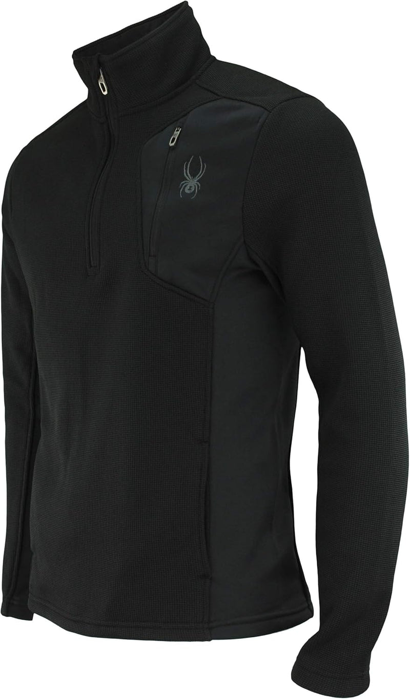 Spyder Raider 1/4 Zip Waffle-Knit Sweater — main product image