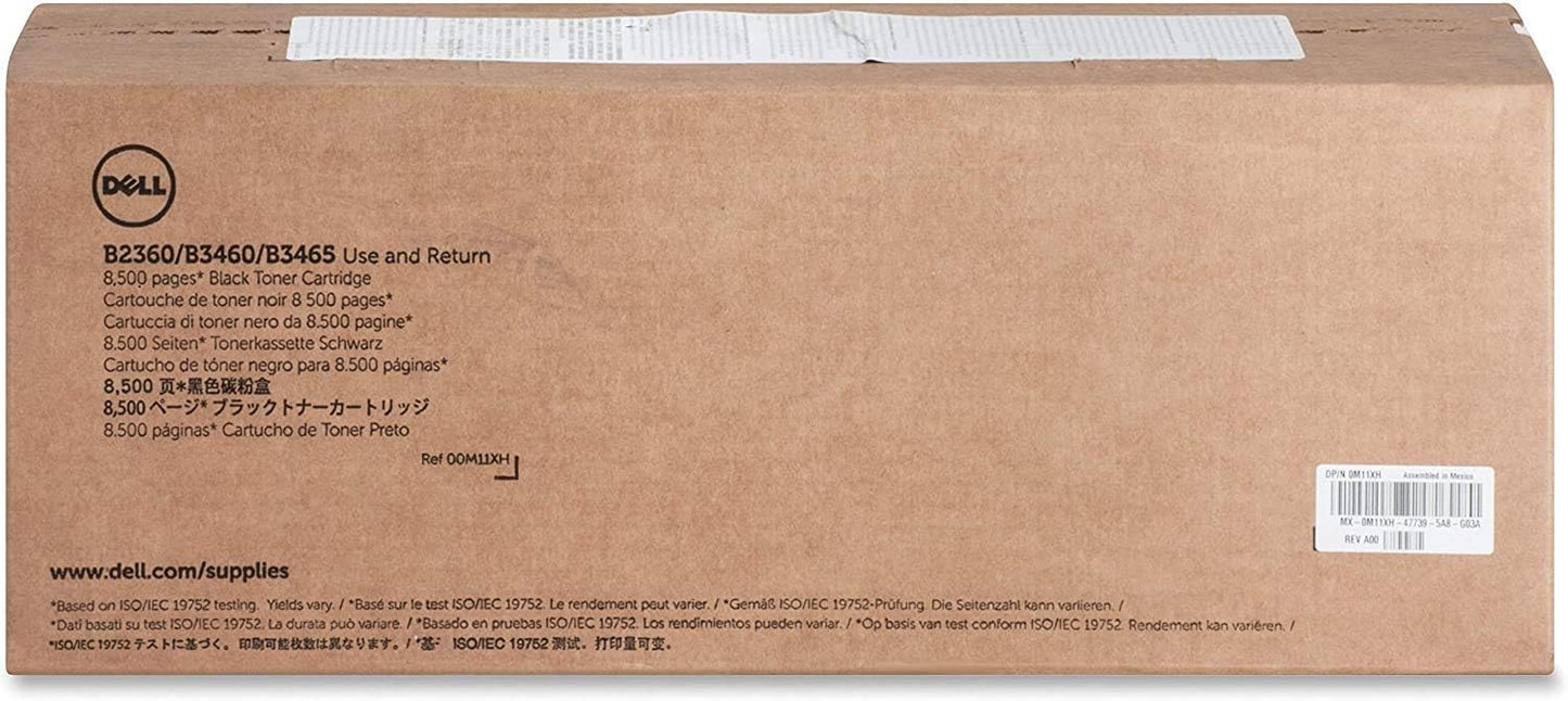 Dell M11XH Black Toner Cartridge for B2360d Printer