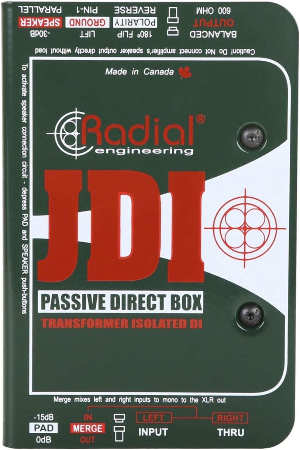 Radial Engineering R8001010 JDI Mk3 DI Box