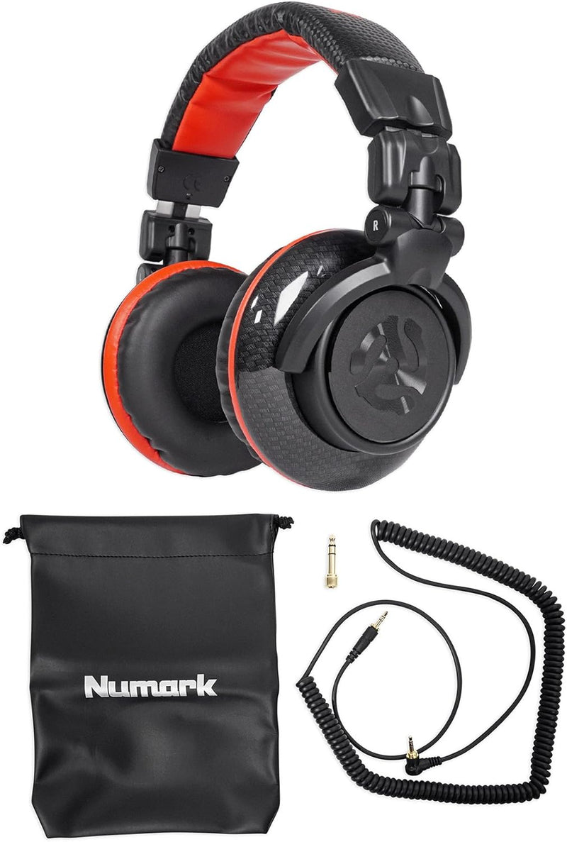 Numark Red Wave Carbon DJ Headphones — main product image