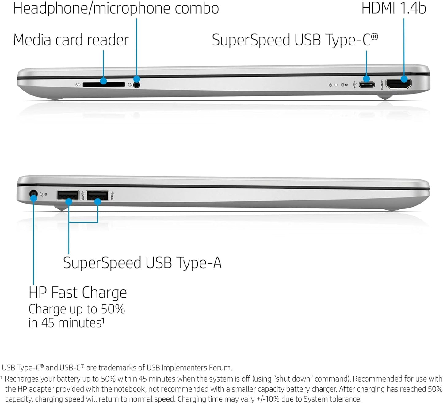 HP 15 Pavilion 15.6" FHD Touch Laptop i3 256GB SSD