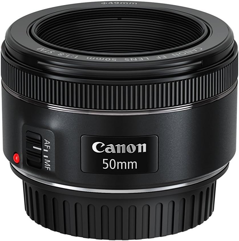 Canon 0570C002 EF 50mm f/1.8 STM Lens - Fast Prime (Renewed)