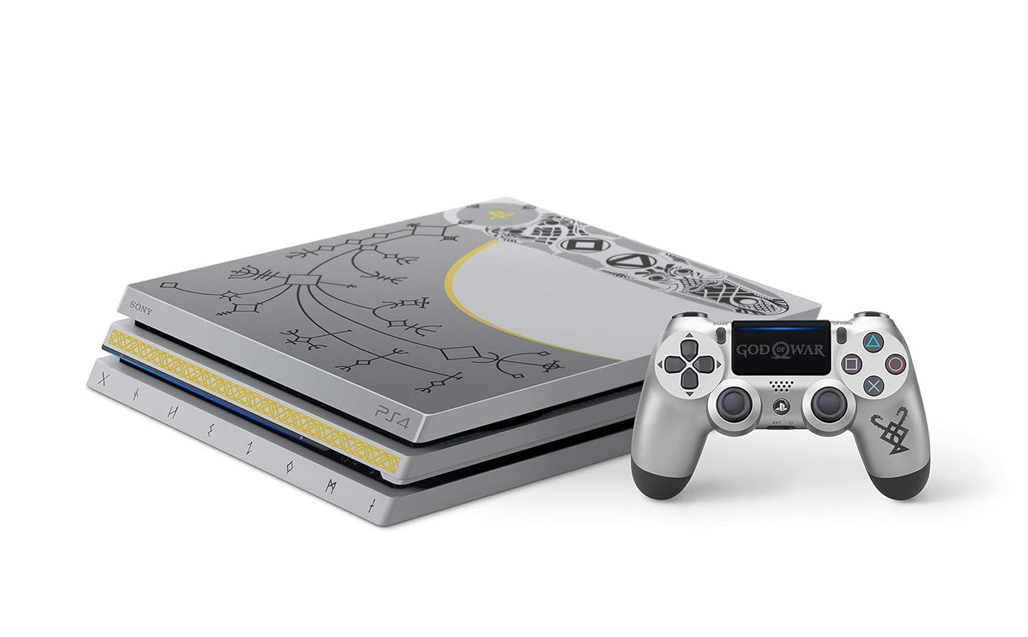 Sony CUH-7000 PlayStation 4 Pro 1TB God of War Bundle (Renewed)