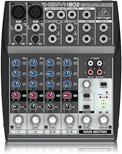 Behringer ZB320 XENYX 802 Small Format Audio Mixer — main product image