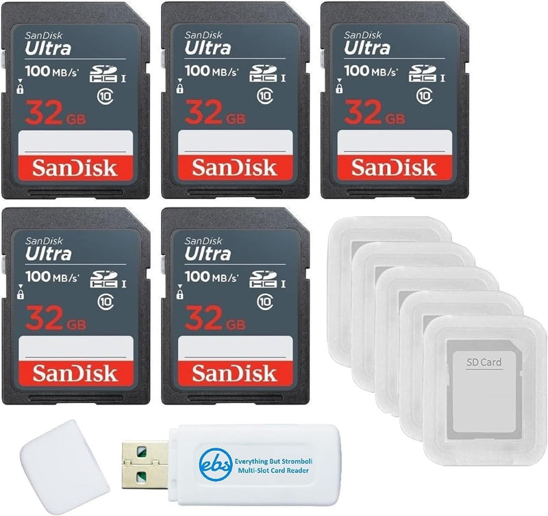 SanDisk SanDisk_32GB_SD_Ultra x5_Case x5_R6 Ultra 32GB SD Card 5-Pack — main product image