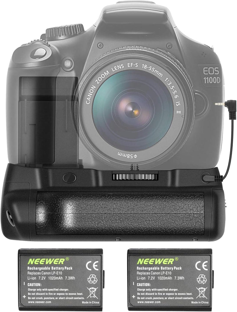 Neewer Vertical Battery Grip LP-E10 for Canon EOS — main product image