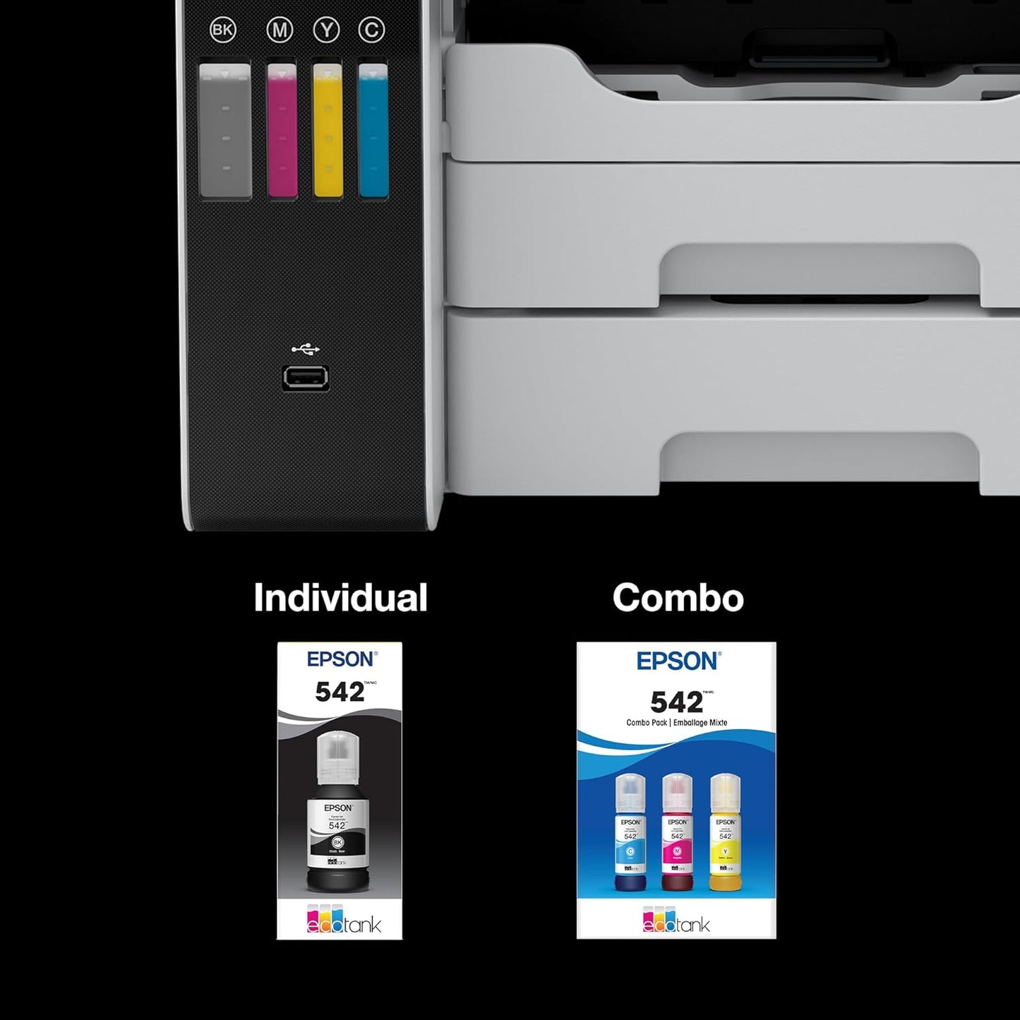 Epson T542520-S EcoTank Ink Bottle Combo Pack