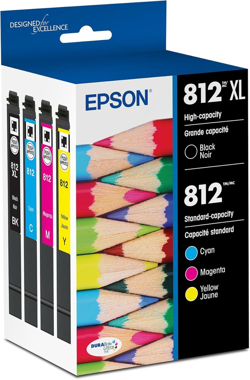 Epson T812XL-BCS DURABrite High Capacity Ink Combo Pack — main product image