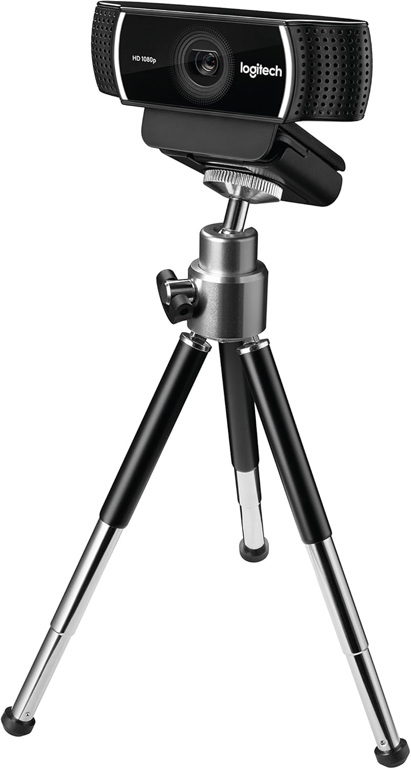 Logitech 960-001087 C922 Pro Stream Webcam 1080p (Renewed)