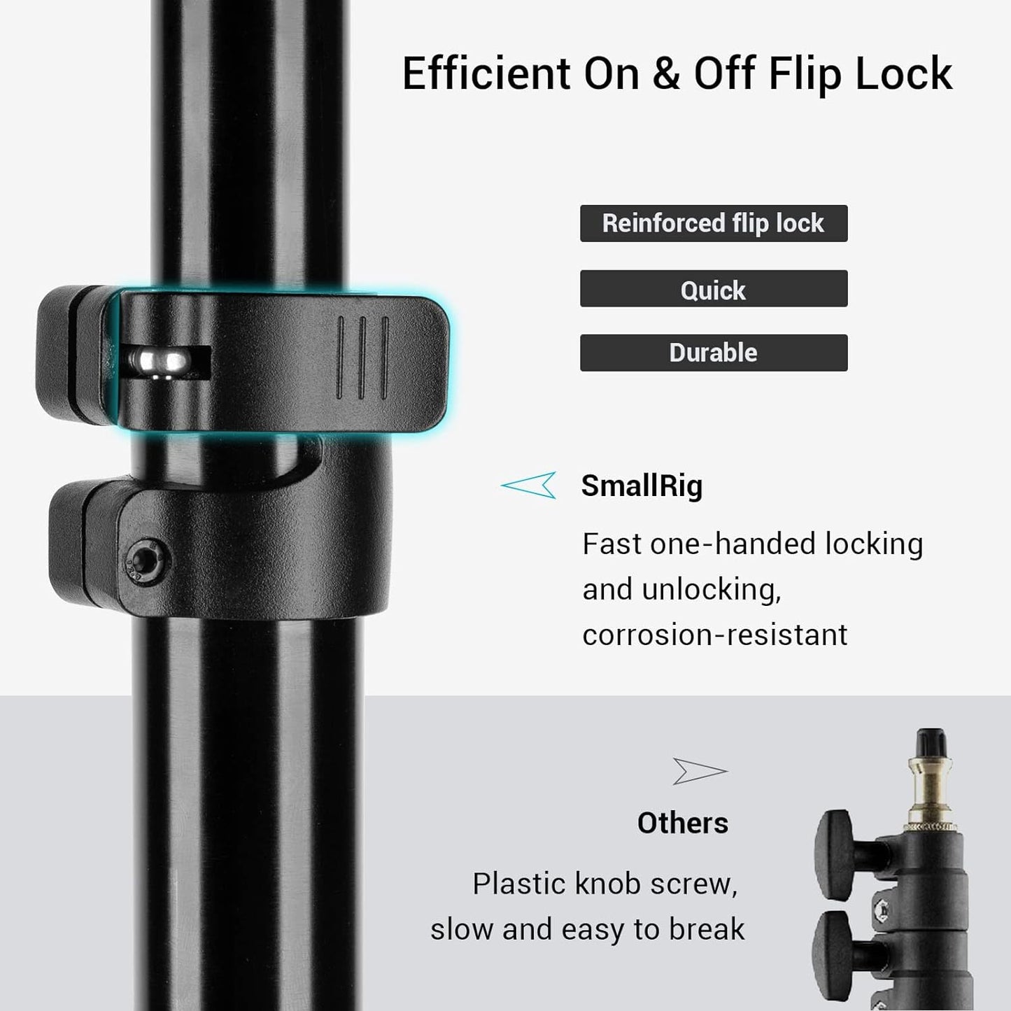 SmallRig US-3736 9.2ft Air-Cushioned Photography Light Stand