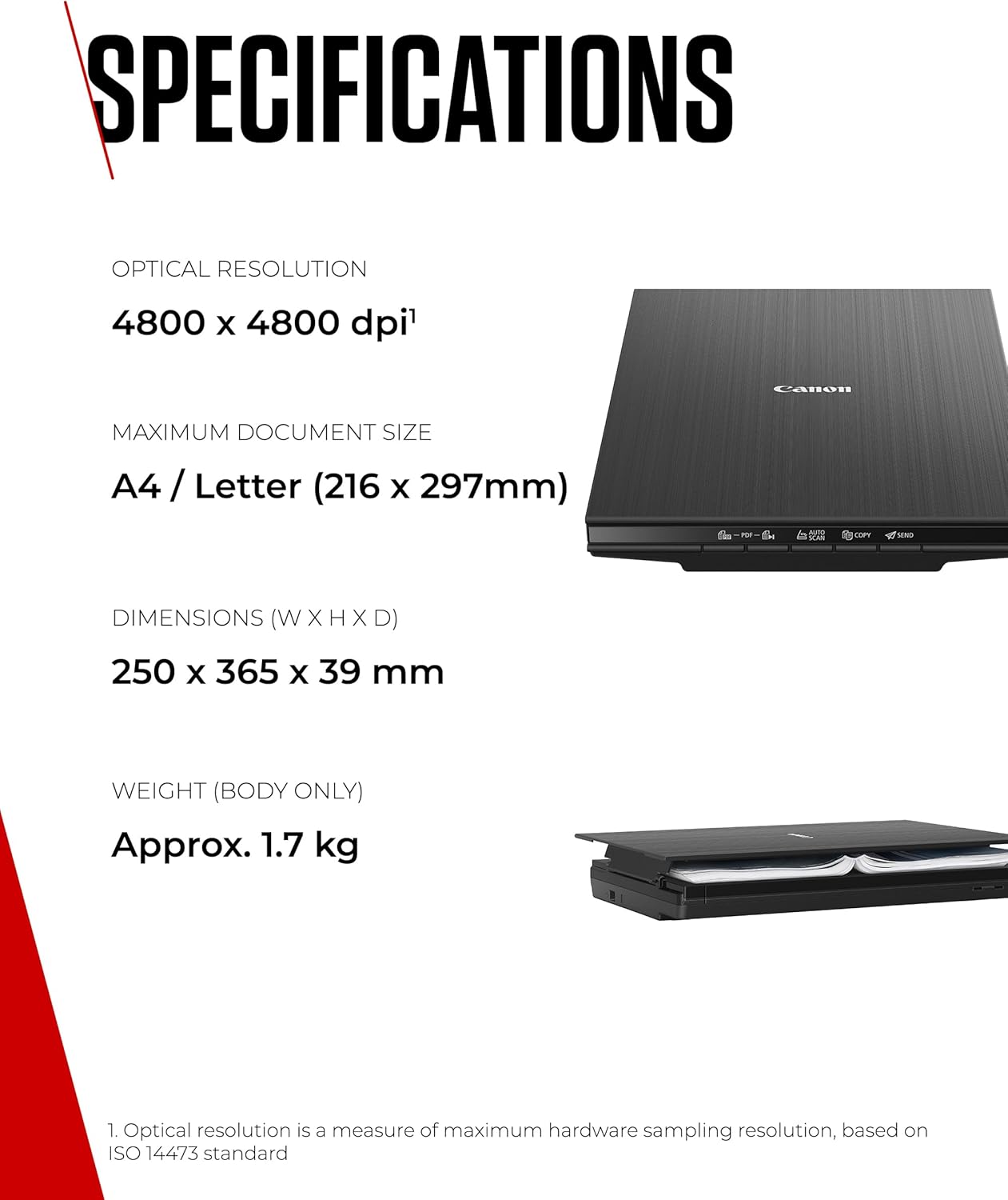 Canon LiDE 400 USB-C Color Flatbed Scanner