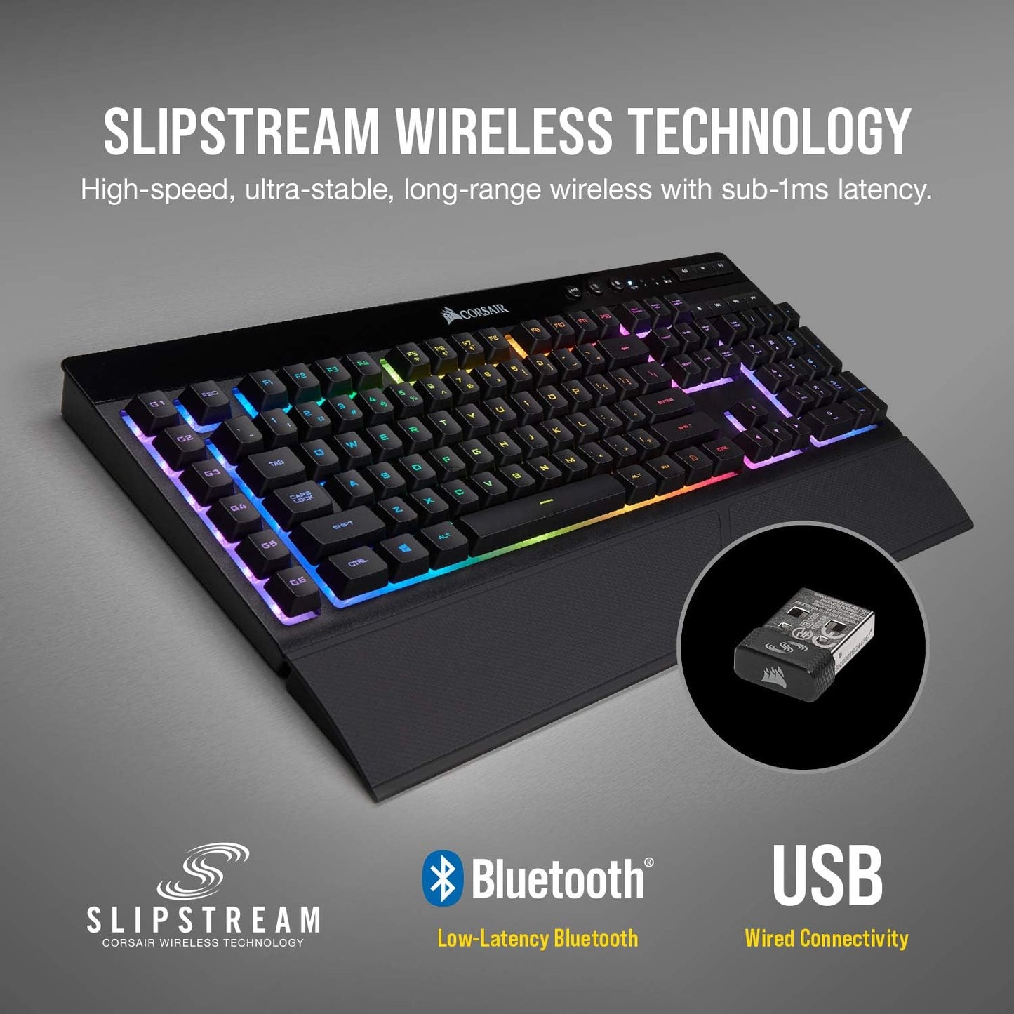 Corsair CH-925C015-NA K57 RGB Wireless Gaming Keyboard