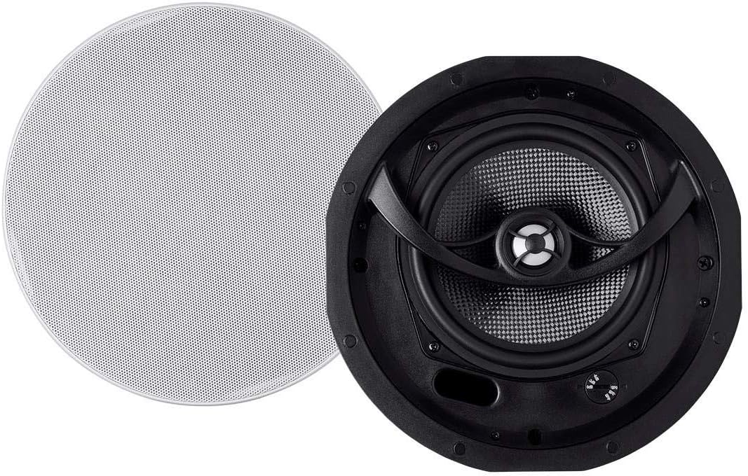 Monoprice 113684 Alpha 6.5" 2-Way In-Ceiling Speakers - Pair