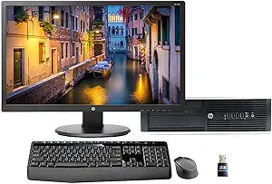 HP Elitedesk63001A1 SFF i5 8GB 256GB SSD Renewed