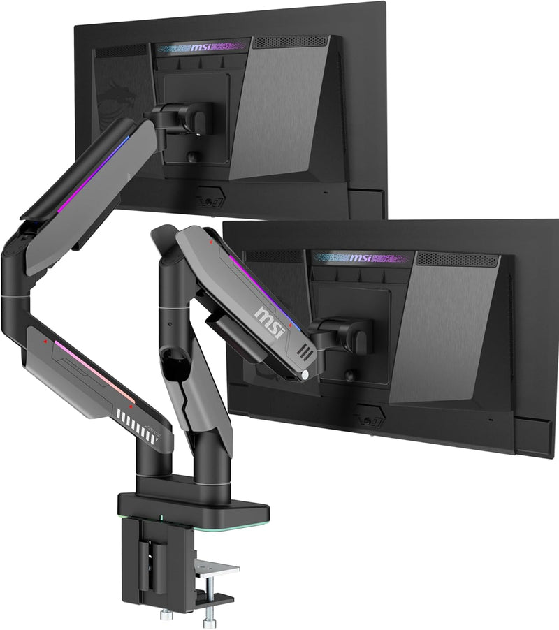 MSI MPG MT201DR Premium RGB Dual Monitor Stand — main product image
