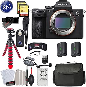 K&M Alpha a7 III Mirrorless Camera Striker Bundle