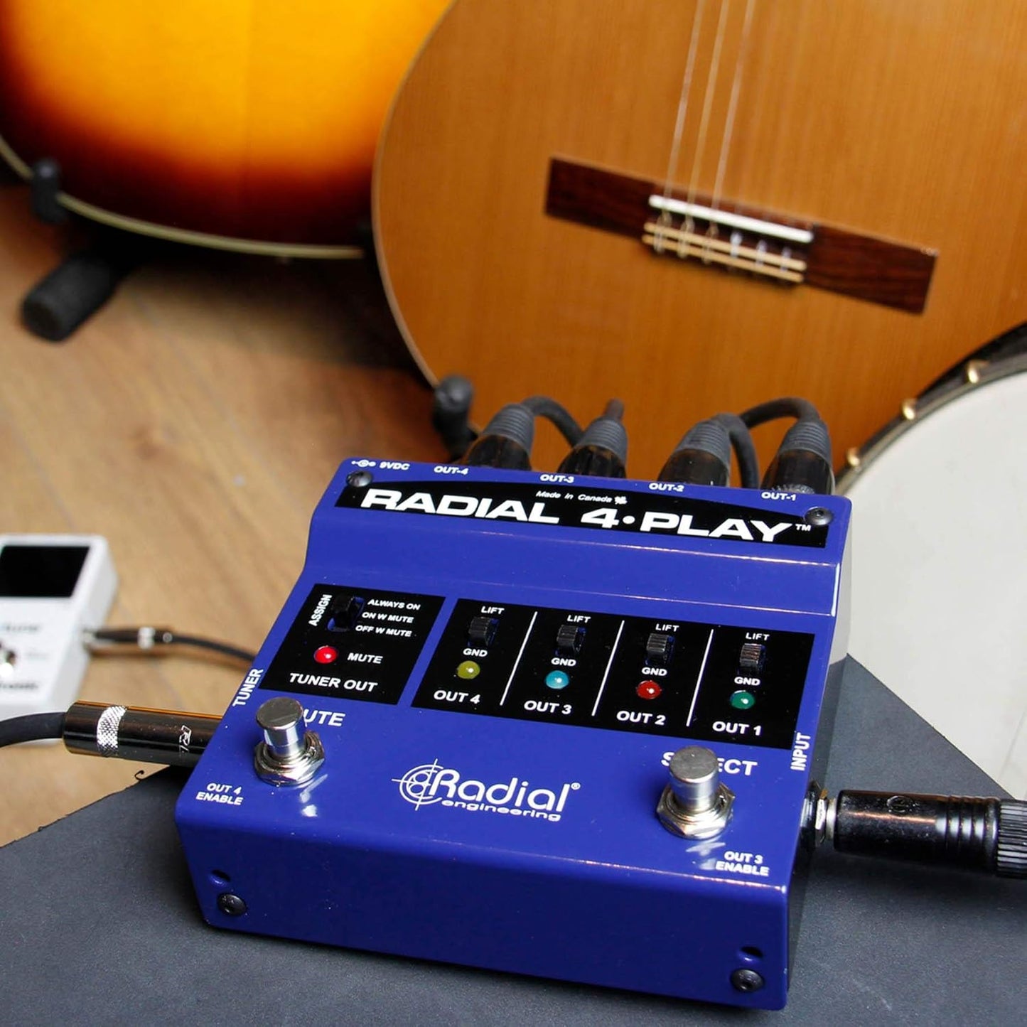 Radial Engineering R800 1432 4-Play Instrument Direct Box