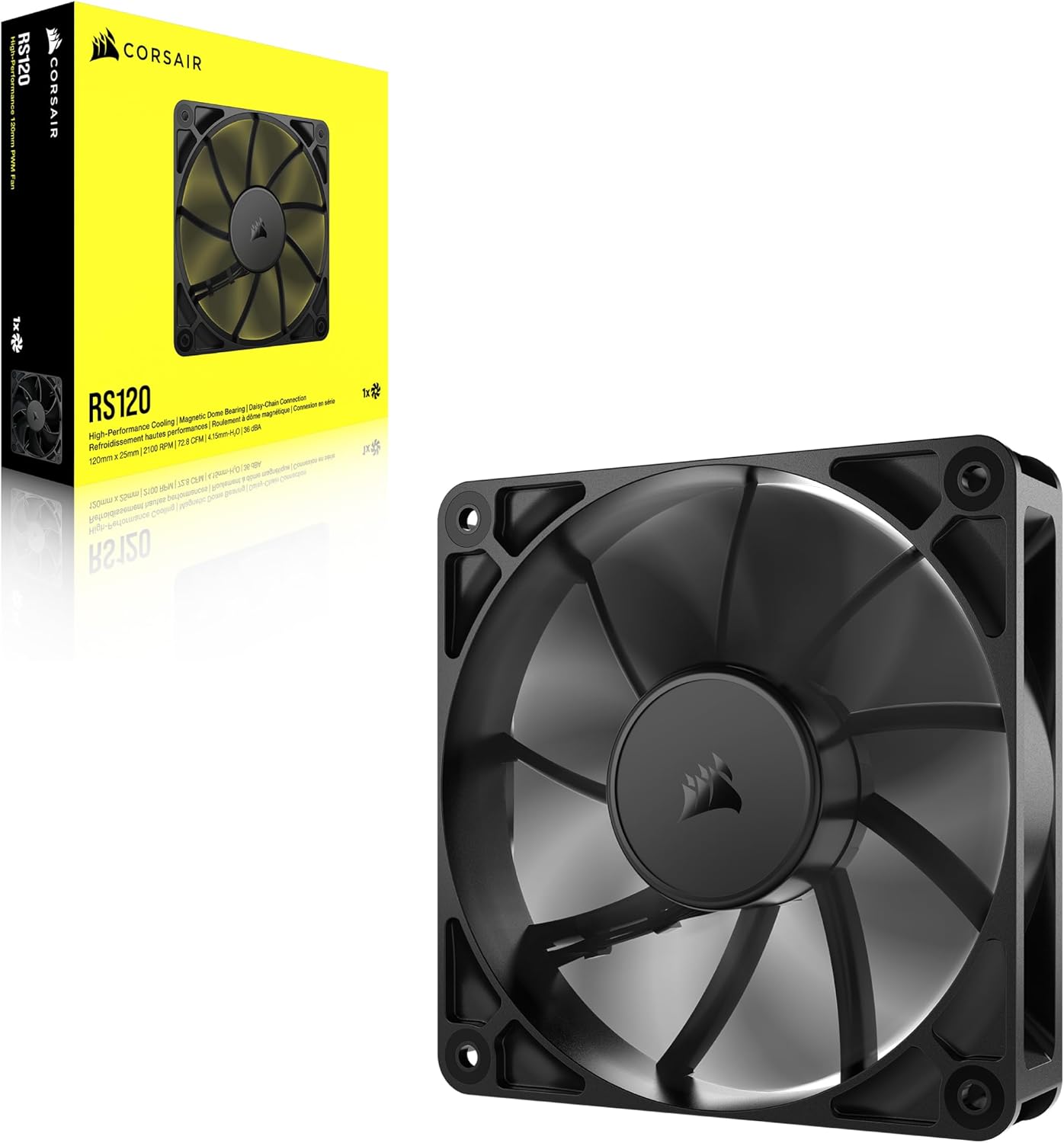 Corsair CO-9050188-WW RS120 120mm PWM Daisy-Chain Fan