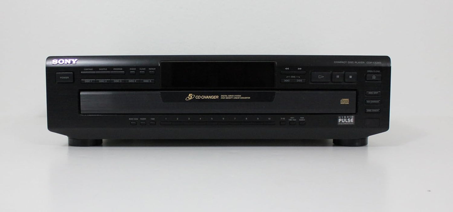 Sony CDP-CE305 5-Disc CD Changer Player