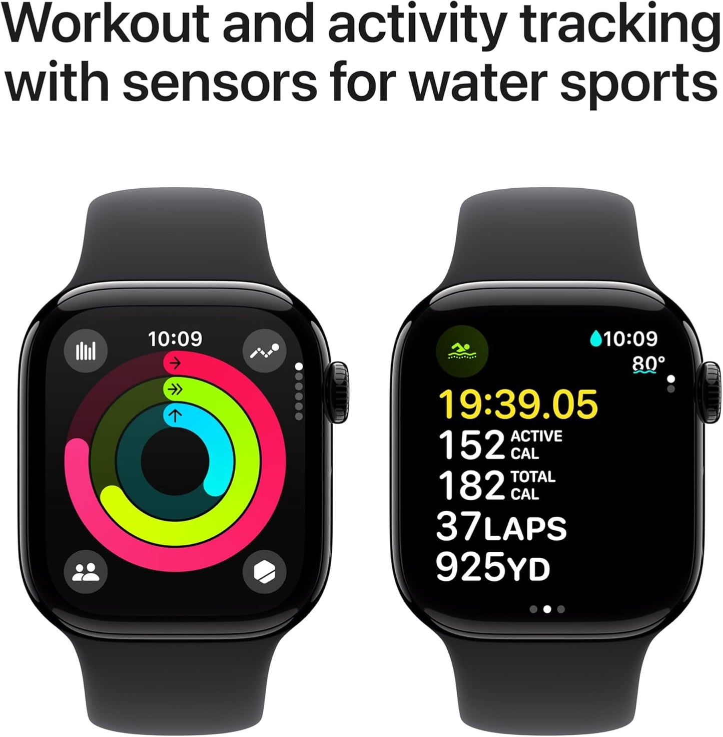 Apple MWWE3LW/A Watch Series 10 - 42mm GPS Smartwatch