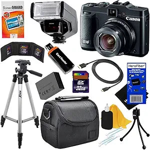 Canon PowerShot G16 Wi-Fi Digital Camera Bundle