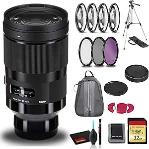 Sigma 332965 40mm f/1.4 DG HSM Art Lens Sony E Bundle