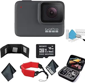 GoPro HERO7 Silver 4K Waterproof Action Camera Bundle