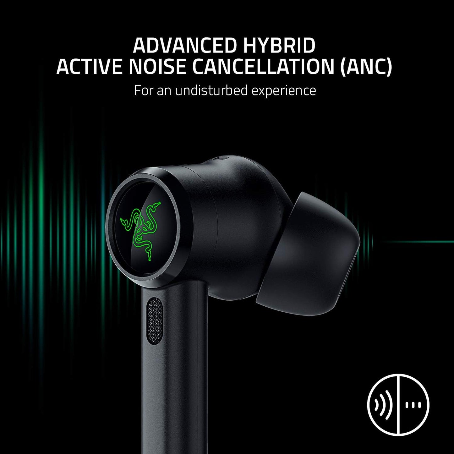 Razer RZ12-03440100-R3U1 Hammerhead True Wireless Pro Gaming Earbuds