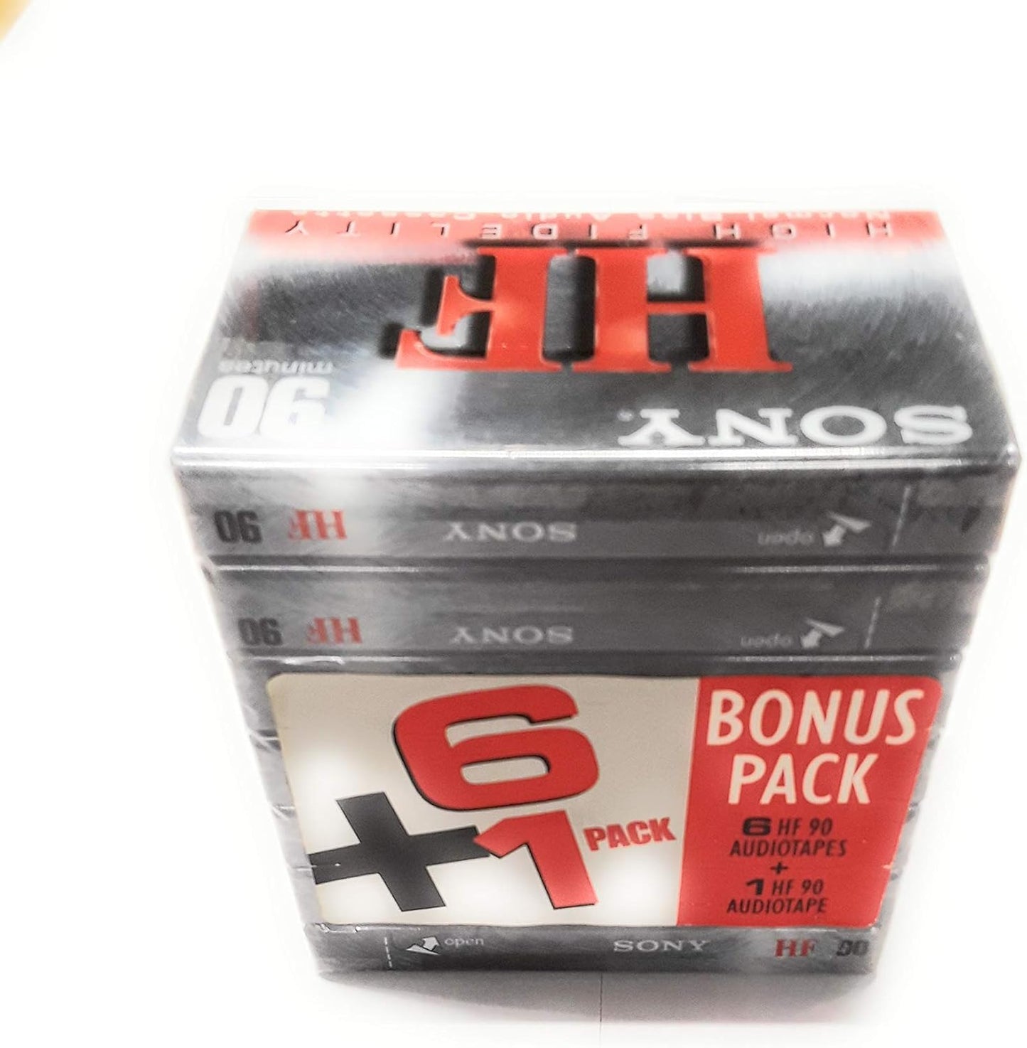 Sony HF High Fidelity 90 Minute Audio Cassette 7-Pack