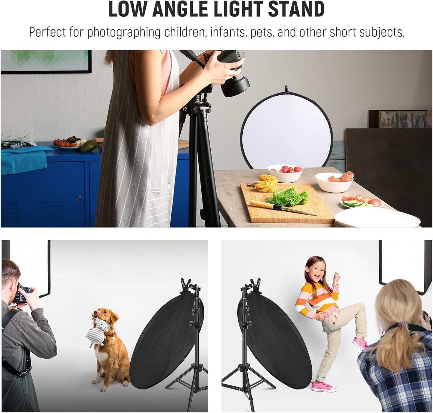 Neewer 24"/60cm 5-in-1 Photography Light Reflector Kit