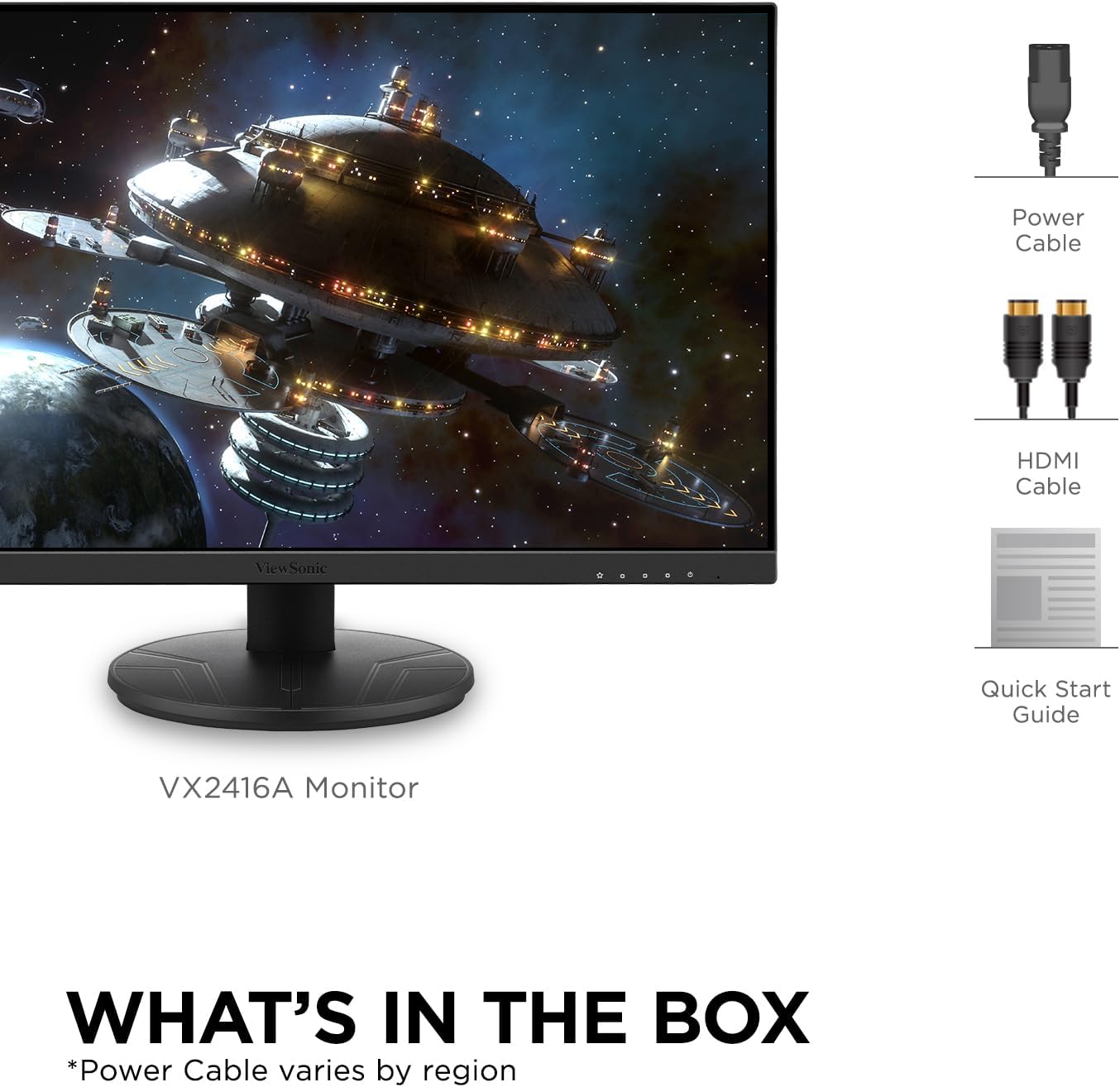 ViewSonic VX2416A 24" 1080p 120Hz 1ms IPS Gaming Monitor