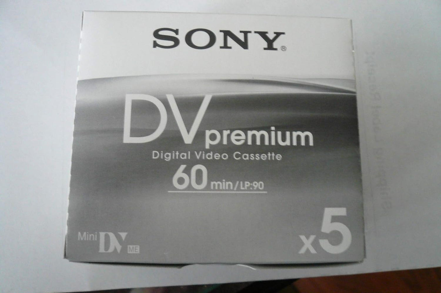 Sony DVM60PR4 Mini DV Premium Tape - 60 min, 5 Pack