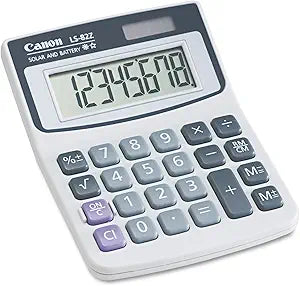 Canon LS-82Z Handheld Calculator, White — main product image