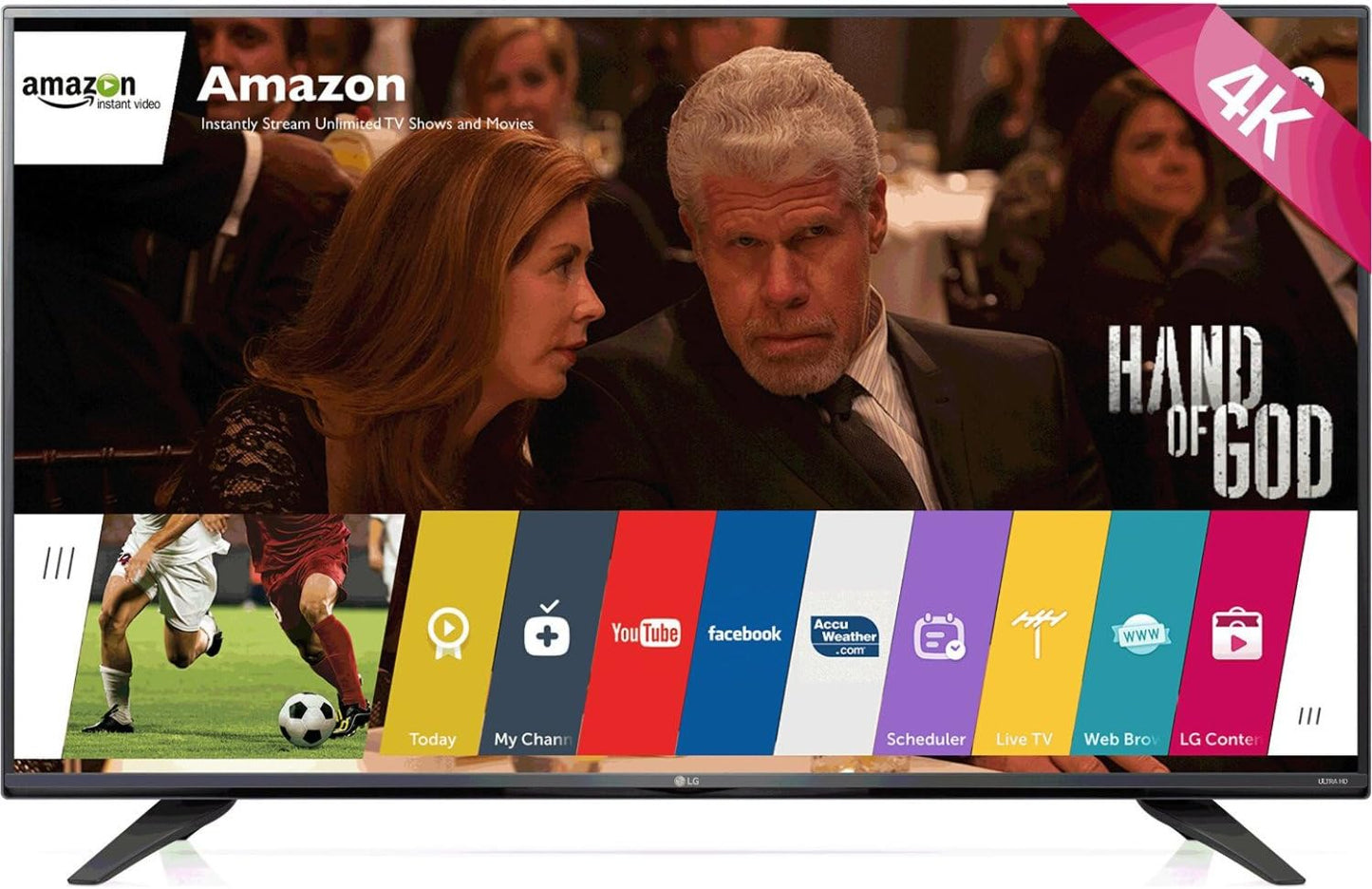LG 60UF7700 60" 4K Smart LED TV WebOS Bundle