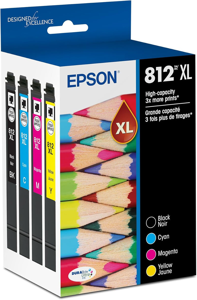 Epson T812XL-XCS DURABrite Ultra Ink Combo Pack — main product image