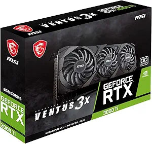 MSI RTX 3060 Ti VENTUS 3X 8G OC LHR GeForce RTX 3060 Ti 8GB GDDR6 Graphics Card — main product image