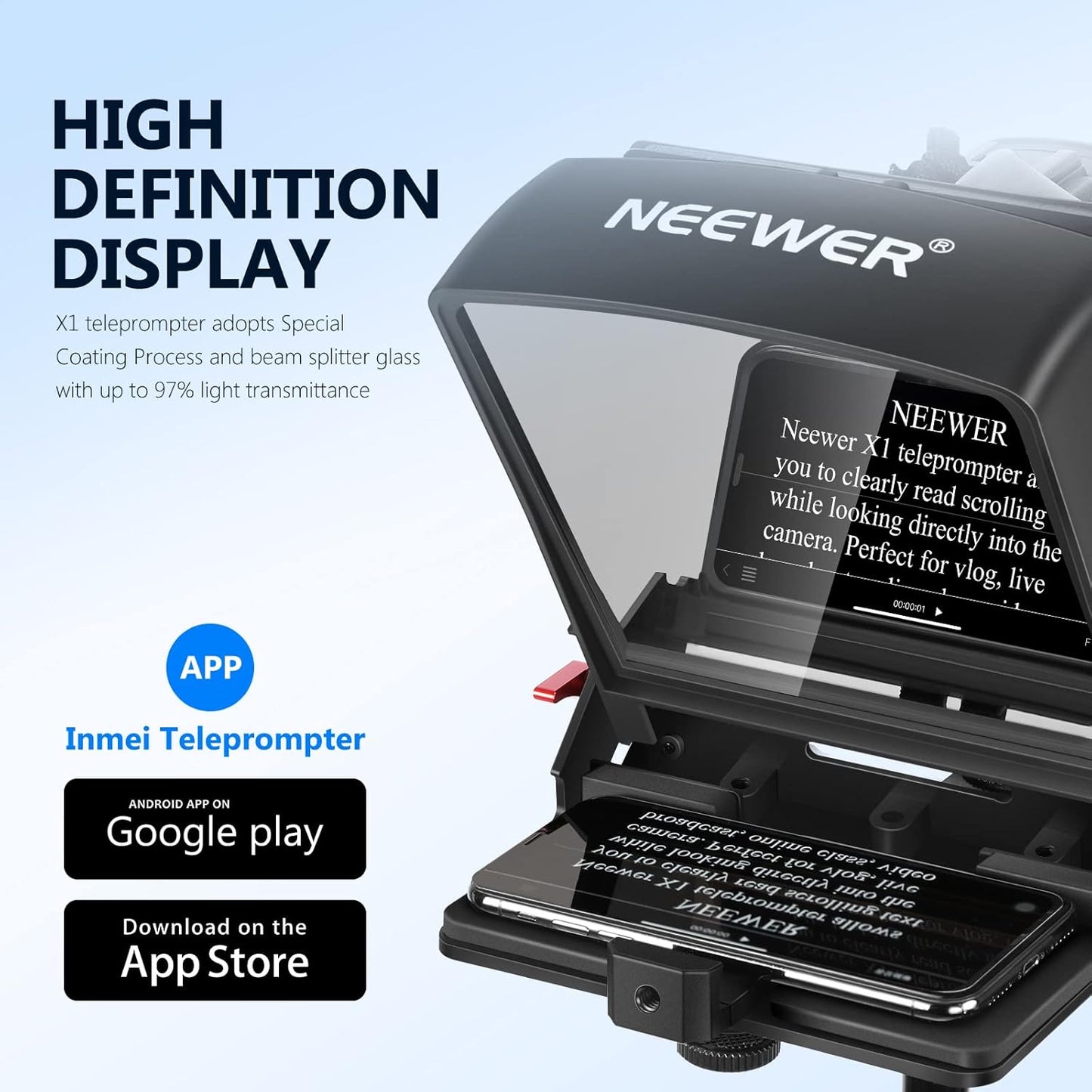 Neewer 10098293 X1 Mini Teleprompter