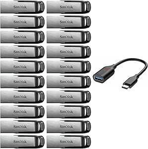 SanDisk Ultra Flair 16GB USB 3.0 20-Pack Bundle