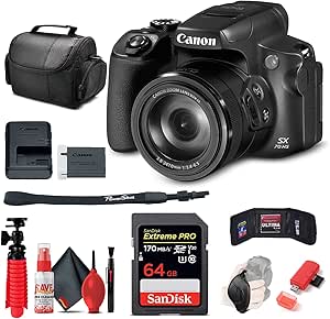 Canon PowerShot SX70 HS Digital Camera Bundle