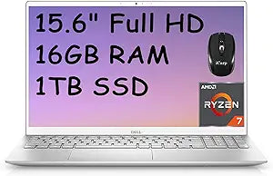 Dell Inspiron 15 5000 Ryzen 7 Laptop FHD Renewed — main product image