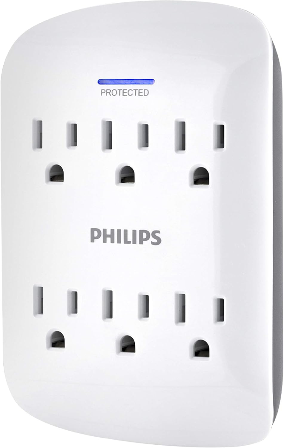 Philips SPP3461WA/37 6-Outlet Surge Protector 2-Pack