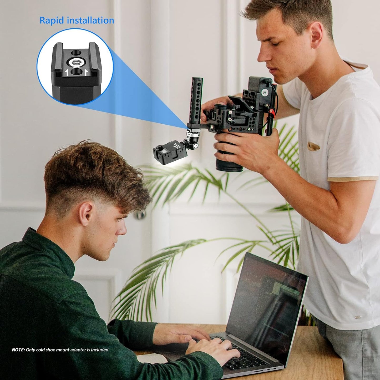 Neewer ST26 4-Pack Cold Shoe Mount Adapter