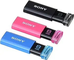 Sony USM8GU/3C USB 3.0 8GB 3-Pack (Japan Import) — main product image