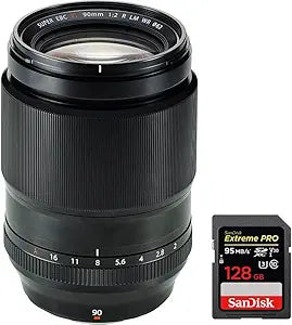 Fujifilm E10FJXF90K Fujinon XF90mm F2 Lens + 128GB Card
