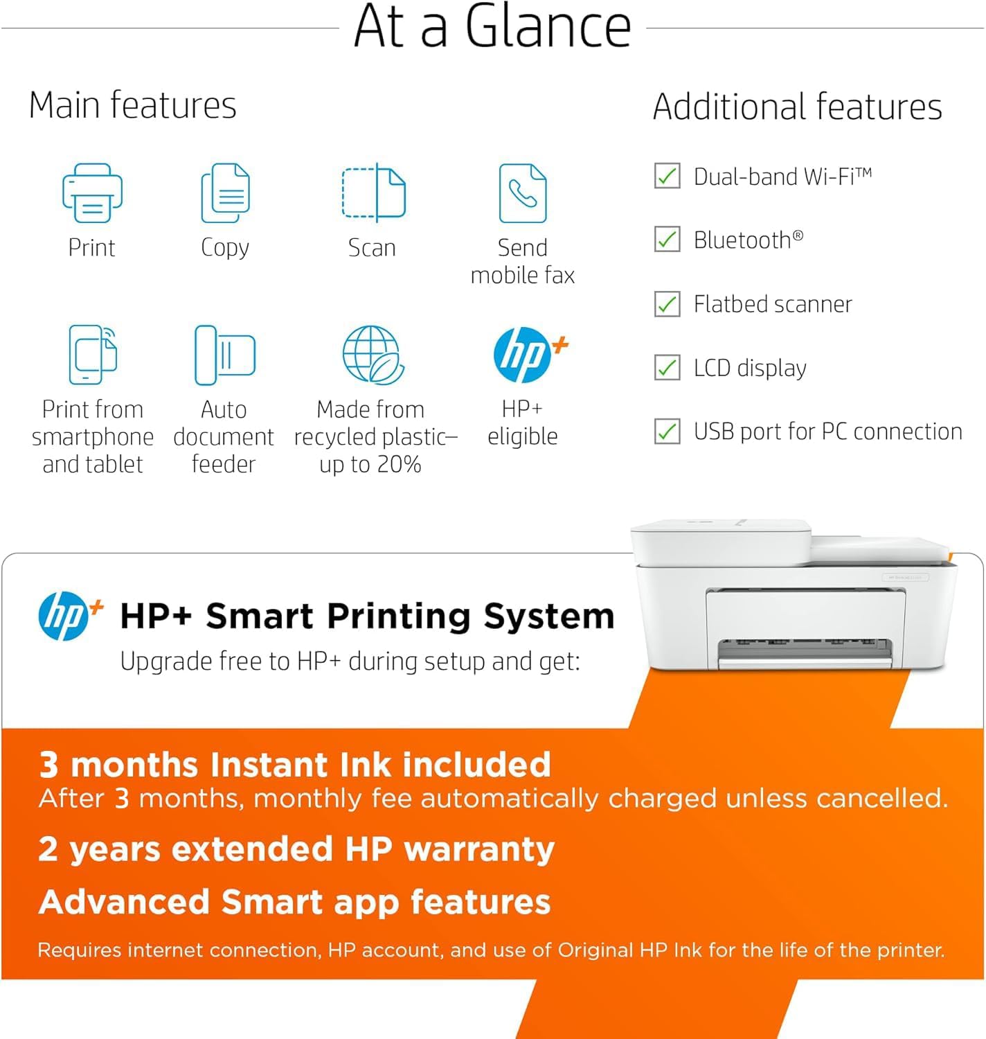 HP 4155e DeskJet Wireless Color Inkjet Printer
