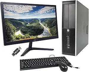 HP Compaq Elite 8300 SFF Desktop PC with 20" Monitor
