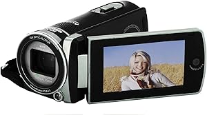 Polaroid ID910-BLK Camcorder - 23X Optical Zoom 3.5" LCD