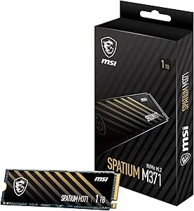 MSI S78-440L870-P83 Spatium M371 1TB NVMe PCIe Gen3 SSD