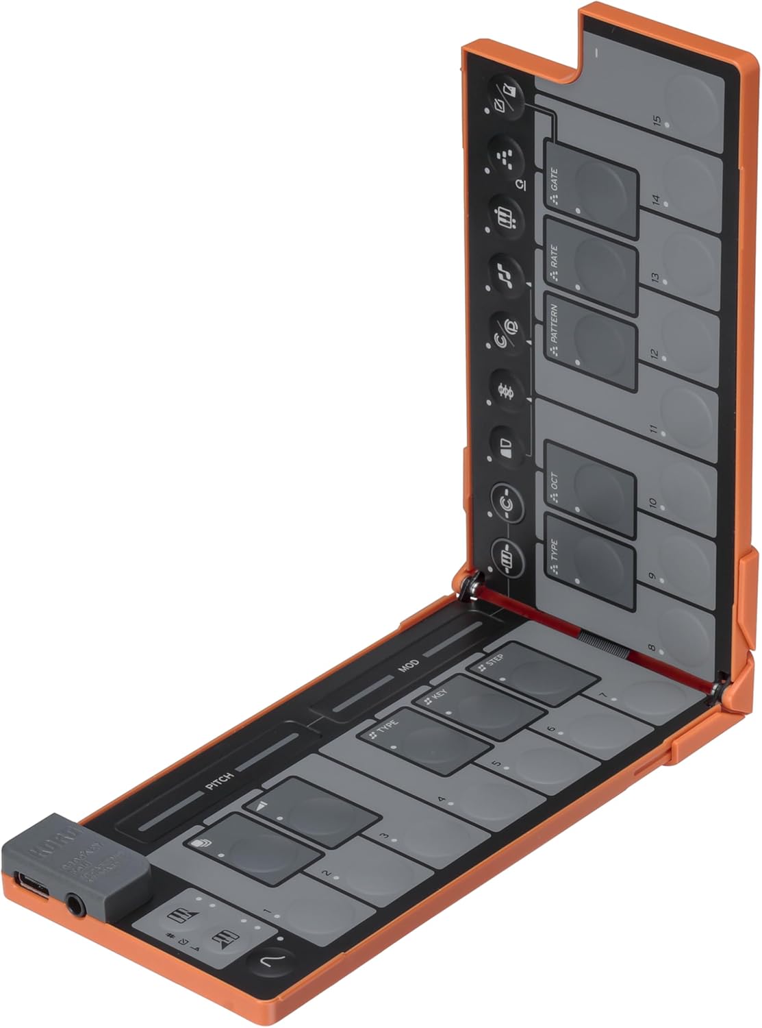 Korg NANOKEY-FD LO Foldable MIDI Keyboard Orange
