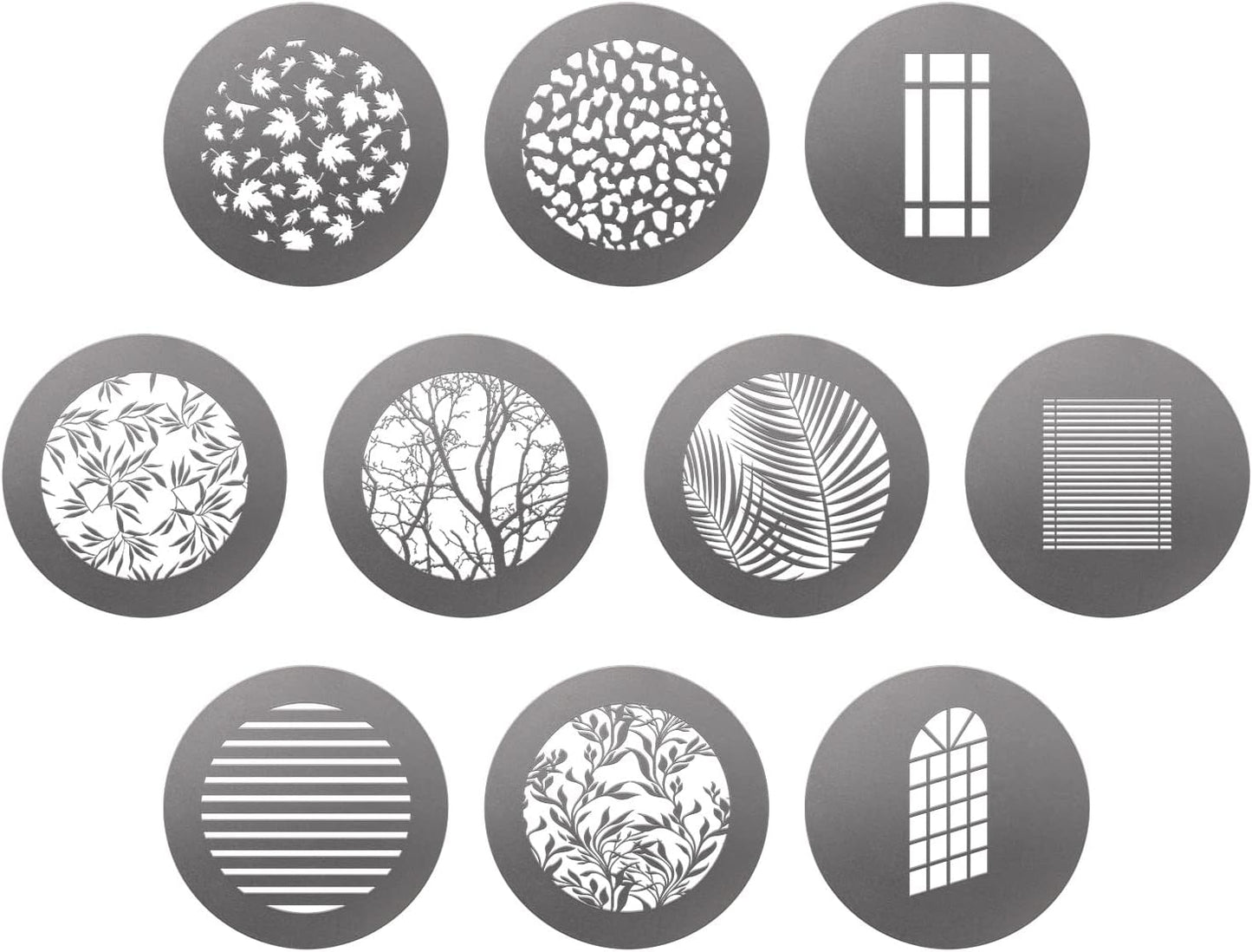 Westcott 4764 GOBO Environmental Designs 10-Pack